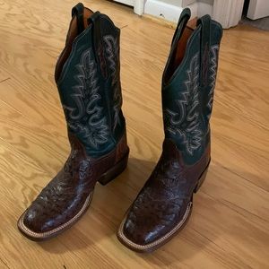 Lucchese Cowgirl genuine ostrich.